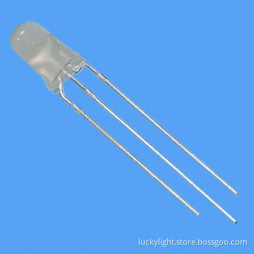 5mm Bi-color 3-pin LED Lamp, 590nm Yellow, 570nm Yellow Green